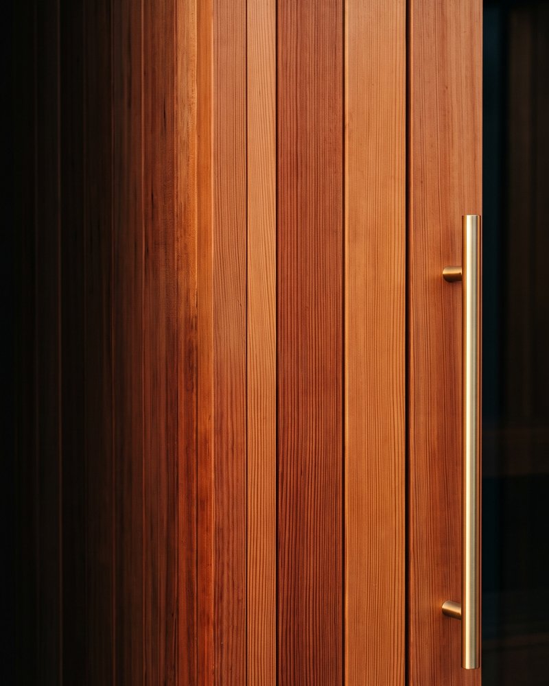 Styled scene for the cedar sauna comparison